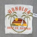 Honolua Surf Co Hawai White Green Orange Graphic Floral Beach Tee Shirt Sz Xs Photo 1