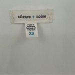 Silence + Noise Anthropologie  cream surplice balloon sleeve cropped blouse Photo 5