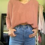 Boutique Oversized Rust Sweater Photo 0