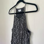 Lou & grey Sleeveless Jumpsuit Black White Boho Festival Pockets ~ Size M Photo 1