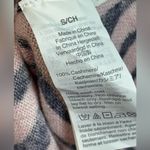 J.Crew Zebra Print Crewneck Sweater Pink Black Animal Print Top cashmere S Photo 6