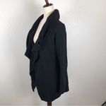 All Saints Dahlia black asymmetrical convertible sweatshirt jacket XS Photo 6