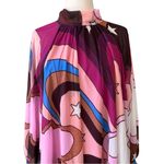 Aura Purely Reminiscing Berry Multi Print Dress Photo 2