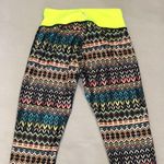 Prism sport Capri patterned leggings Green Photo 4