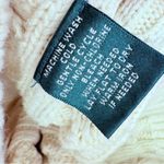 Vintage Ralph Lauren Jean co long sleeve woven knit sweater cream cotton med Photo 3