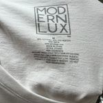 Modern Lux Smile More white Croptop with pink letters Medium Photo 7