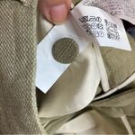 ZARA cotton linen blend shorts green women’s size 29 new without tags modern Photo 5