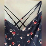 Nine Britton  Willow Brushed Maxi Dress ~ L ~ Navy Floral ~ NWT! Photo 2