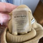 My Mum Made It soft knit flare pants sand tan color 100% organic cotton small Photo 4