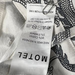 Motel Rocks Zoven Trousers Dragon Rope White High Waist 32" Inseam Size M Photo 10