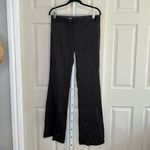 BCBGMAXAZRIA BcbgMaxAria Carla slim flare boot cut Satin Mid Waste Black y2k pantsuit A22 Photo 1