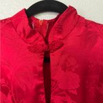 All that jazz Vintage Red Jacquard Dress | Made in USA Photo 4