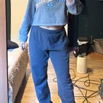 Carolina Cropped Sweatshirt Gray Size M Photo 0