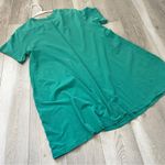 Lululemon Tshirt Dress pima cotton mini all yours Green (size 4) casual comfy Photo 3