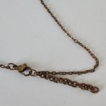 Banana Republic Aureus + Argent Oval link brass tassel long chain pendant necklace Photo 5