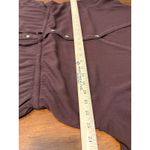 Torrid  Brown Short Sleeve Drawstring Waist Romper Button Front V Neck Size 1 Photo 5