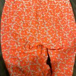 J.Crew  Floral Orange Women's Pants Photo 3