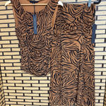 Jane + Delancey Brown And Black Mesh Skirt Set Size Small‎ Photo 0