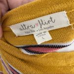 Ultra Flirt Yellow Striped long Sleeve Size Large Photo 3
