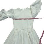 INDIKAH  feminine white mini dress Photo 2