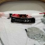 PaperMoon Floral Tank Top Smocked V-Neck Sleeveless Casual Blouse 3X Photo 1