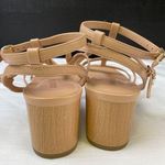 Anne Klein  Women's Tan Strappy Shoes/ Sandals/Heel 2.5' Size 8.5 SKU 3499 Photo 4