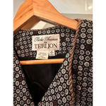 Richie Freemon Terri Jon Vintage Blazer Jacket Size 12 Black Photo 1