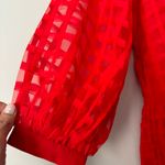 Anthropologie English Factory Organza Long Sleeve Mini Dress, Size M Photo 4