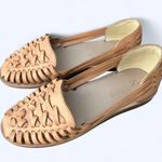 NEW Nisolo Leather Huarache Sandals Slip on Woven Fisherman Flats size 6 Brown Photo 8