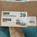 Free People  Gable Glad White Espadrille Platform Sandals NWT ankle buckle strap Photo 4