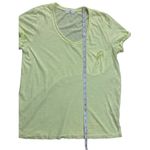 Anthropologie t.la bright neon green yellow modal cotton blend t shirt size smal Green Photo 3