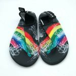 Met 520 Womens Water Shoes Slip On Fabric Rainbow Ship Black Size 40/41 US 8.5 Photo 1