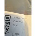 Halara Brand New  Women's Size Small White Tennis Dress Mini Athletic Photo 8