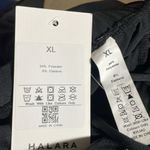 Halara  High Waist Wide Leg Drawstring Yoga Pants Patch Pockets Black XL NWT Photo 8