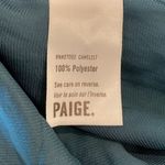 Paige  Long Sleeve Cleobelle Tie Neck Button Up Shirt Green Women's Size Small Photo 6