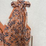 Cleobella NWT Astrid Ankle Positano Floral Organic Cotton Maxi Boho Large Coral Photo 5