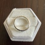 Women’s Stainless Steel Silver Ring Size 7 Photo 2