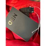 NBD Red One Shoulder Top XS Cocktail Puff One Shoulder Taffeta Monterey $188 NEW Photo 11