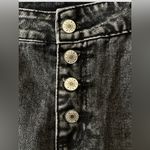 SheIn Women's  Straight Leg Jeans With Button Fly Dark Gray Denim Size Lg (8/10) Photo 3