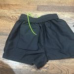Black Shorts with Neon Green Drawstring Size M Photo 5