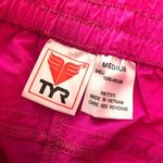 Tyr. Womens Solid Splice Boardshort Shorts Pockets Pink White M Photo 2