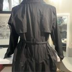 Via Spiga Women's Black Trench Coat 2XL Belted Long Casual Stylish Size XXL Photo 4