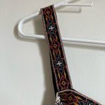 Alya ๐ Cream Colored Southwest Embroidered Cropped Sleeveless Tank Blouse #Gr Photo 5