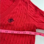 Polo Ralph Lauren Y2k cable Red V Photo 3
