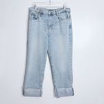 7 For All Mankind Logan Frost Stovepipe Jean High Rise Size 32 Photo 1