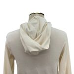 SKIMS  Logo Pointelle Zip Up Hoodie Ivory Cream Size Small Photo 9