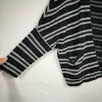 Madewell Grey Striped Slouchy Cardigan Sweater Womens Xs/S Oversized Boxy Boho Photo 2