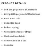 Free People Intimate Alia Bralette Bordeaux Combo Photo 4