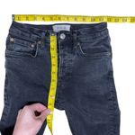 We The Free Free People Black Stella Rip High Waisted Skinny Jeans Raw Hem 24 Photo 14