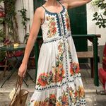 Farm Rio Delicate Garden Midi Dress Photo 0
